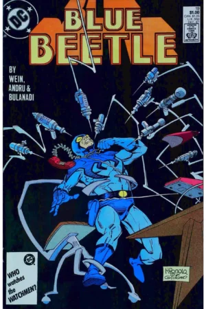 Couverture de BLUE BEETLE (1986) #19 - par Dick Giordano - lecubeacomics.com