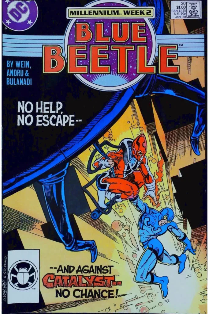 Blue Beetle #20, vue de l'exemplaire