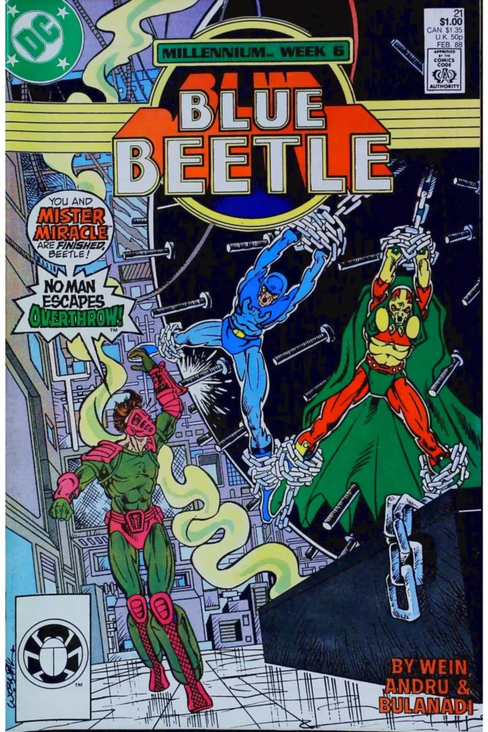 Blue Beetle #21, vue de l'exemplaire