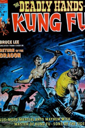 Couverture de DEADLY HANDS OF KUNG FU (1974) #7 - par Earl Norem - lecubeacomics.com