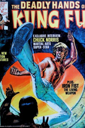 Couverture de DEADLY HANDS OF KUNG FU (1974) #20 - par Ken Barr - lecubeacomics.com