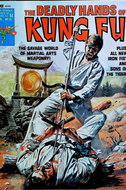 DEADLY HANDS OF KUNG FU (1974) #21 - Marvel - lecubeacomics.com Couverture de DEADLY HANDS OF KUNG FU (1974) #21 - par Bob Larkin - lecubeacomics.com