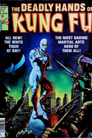 Couverture de DEADLY HANDS OF KUNG FU (1974) #22 - par Ken Barr - lecubeacomics.com
