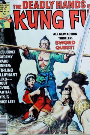 Couverture de DEADLY HANDS OF KUNG FU (1974) #25 - par Earl Norem - lecubeacomics.com