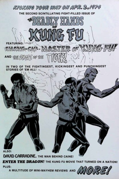 DEADLY HANDS OF KUNG FU (1974) #4 - Marvel - lecubeacomics.com Couverture de DEADLY HANDS OF KUNG FU (1974) #4 - par Neal Adams - lecubeacomics.com