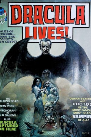 Couverture de DRACULA LIVES (1973) #1 - par Boris Vallejo - lecubeacomics.com