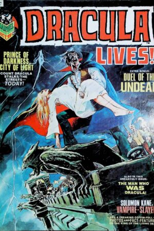 Couverture de DRACULA LIVES (1973) #3 - par Neal Adams - lecubeacomics.com