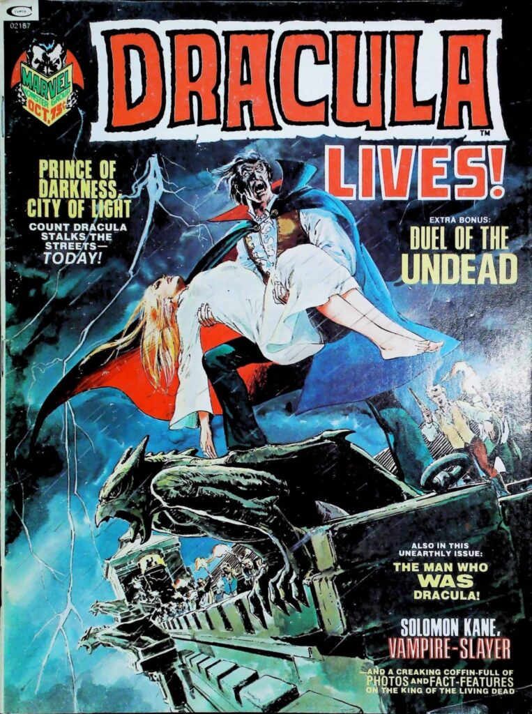 Dracula Lives #3, vue de l'exemplaire