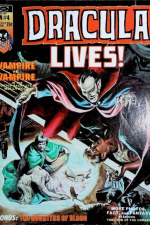 Couverture de DRACULA LIVES (1973) #4 - par Earl Norem - lecubeacomics.com