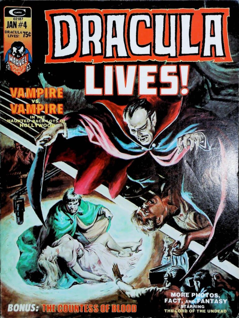Dracula Lives #4, vue de l'exemplaire