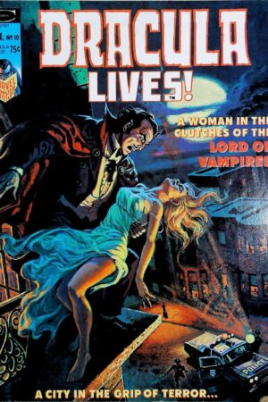 Couverture de DRACULA LIVES (1973) #10 - par Luis Dominguez - lecubeacomics.com