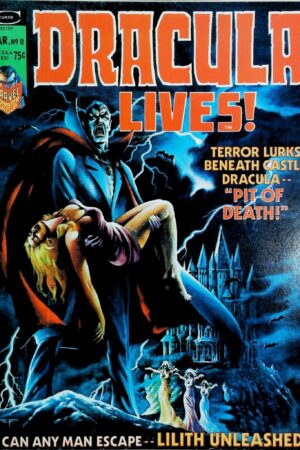 Couverture de DRACULA LIVES (1973) #11 - par Steve Fabian - lecubeacomics.com