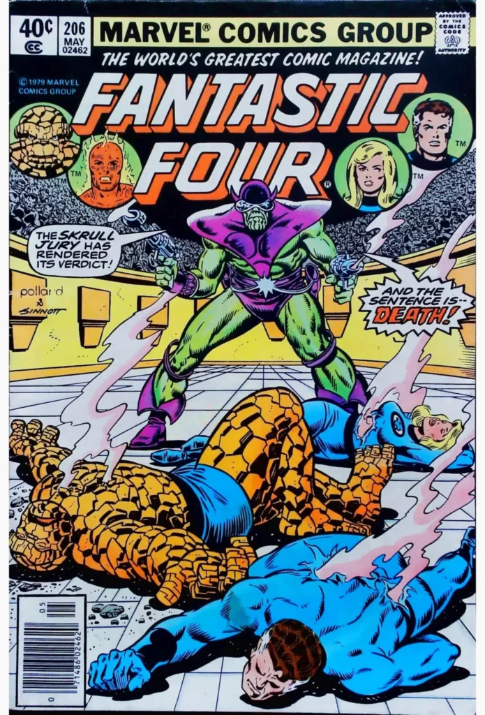 Fantastic Four #206, vue de l'exemplaire