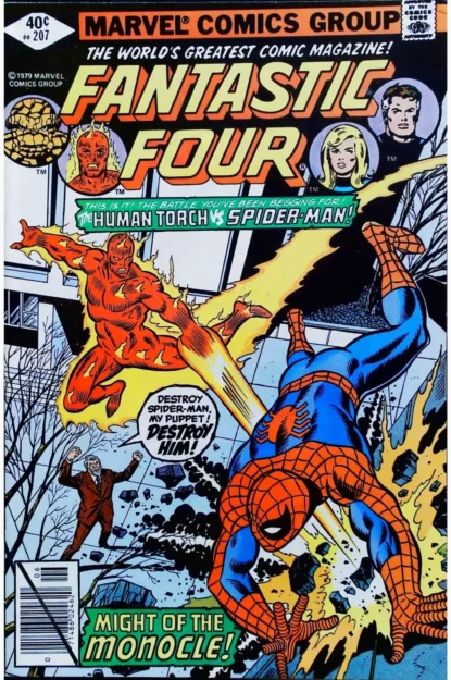 FANTASTIC FOUR (1961) #207 - Marvel - lecubeacomics.com Couverture de FANTASTIC FOUR (1961) #207 - par Gaspar Saladino - lecubeacomics.com