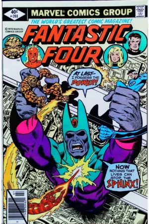 Couverture de FANTASTIC FOUR (1961) #208 - par Dave Cockrum - lecubeacomics.com