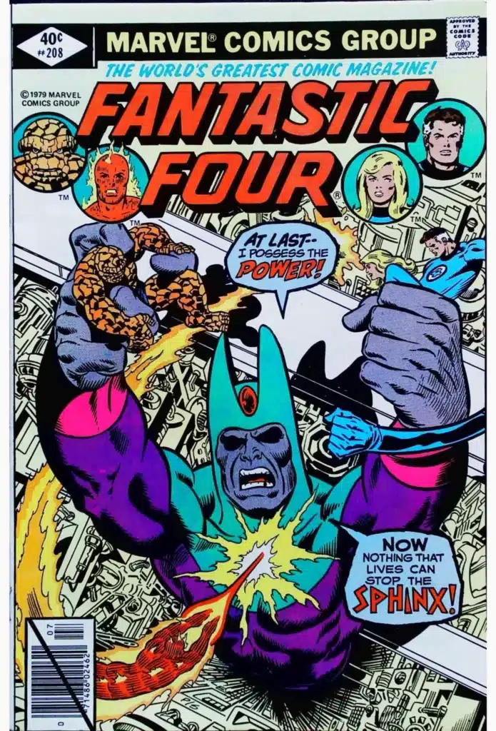Fantastic Four #208, exemplaire VF 8.0, recto