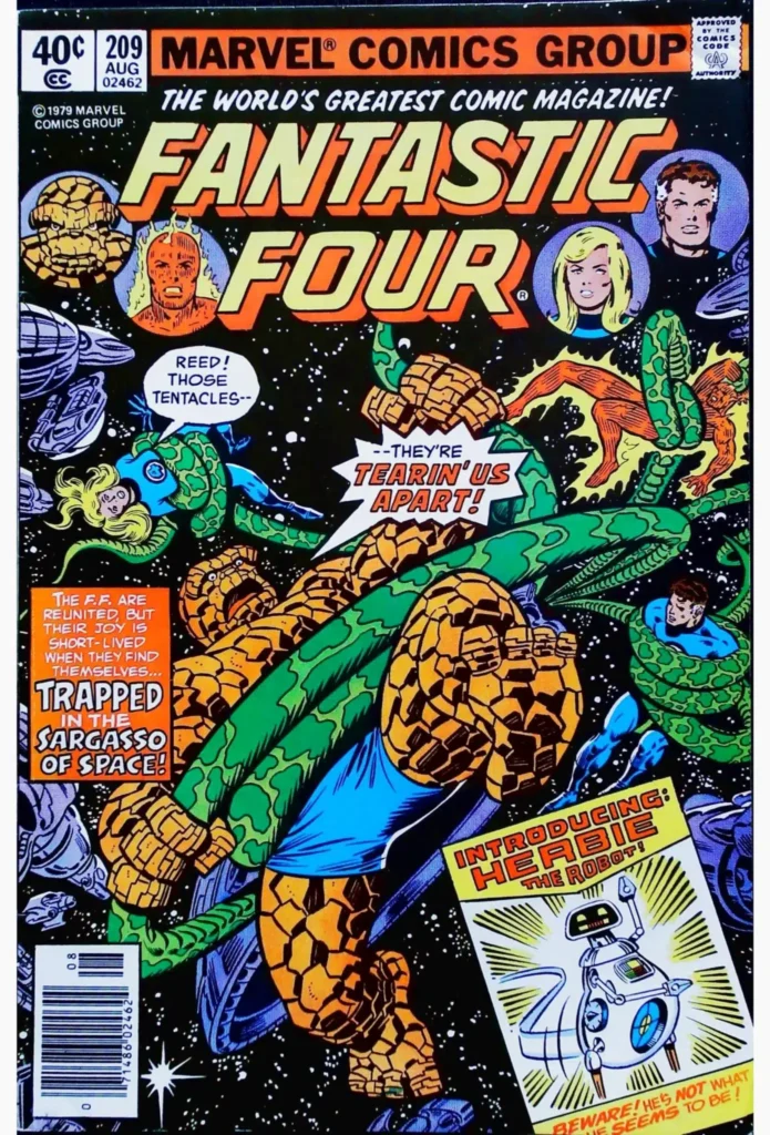 Fantastic Four #209 - 1St App. Herbie The Robot, vue de l'exemplaire