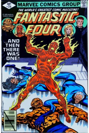 Couverture de FANTASTIC FOUR (1961) #214 - par Dan Crespi - lecubeacomics.com