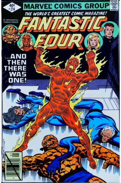FANTASTIC FOUR (1961) #214 - Marvel - lecubeacomics.com Couverture de FANTASTIC FOUR (1961) #214 - par Dan Crespi - lecubeacomics.com