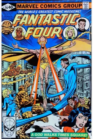 Couverture de FANTASTIC FOUR (1961) #216 - par Al Milgrom - lecubeacomics.com