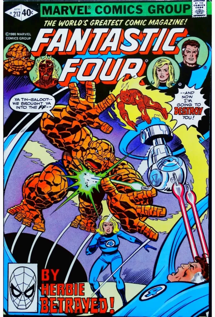Fantastic Four #217, vue de l'exemplaire