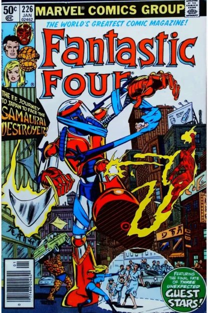 FANTASTIC FOUR (1961) #226 - Marvel - lecubeacomics.com Couverture de FANTASTIC FOUR (1961) #226 - par Bill Sienkiewicz - lecubeacomics.com
