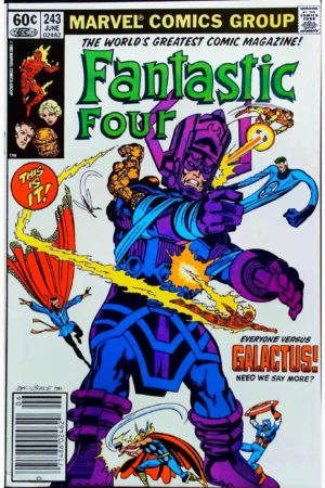 Couverture de FANTASTIC FOUR (1961) #243 - par John Byrne - lecubeacomics.com
