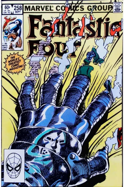 FANTASTIC FOUR (1961) #258 - Marvel - lecubeacomics.com Couverture de FANTASTIC FOUR (1961) #258 - par John Byrne - lecubeacomics.com
