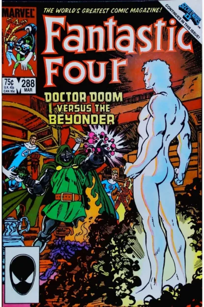 FANTASTIC FOUR (1961) #288 - Marvel - lecubeacomics.com Couverture de FANTASTIC FOUR (1961) #288 - par John Byrne - lecubeacomics.com