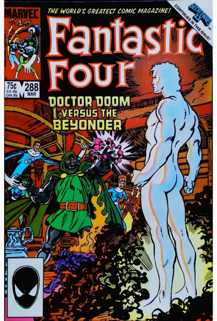 Fantastic Four #288, exemplaire VF 8.0, recto