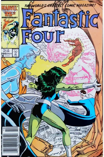 FANTASTIC FOUR (1961) #295 - Marvel - lecubeacomics.com Couverture de FANTASTIC FOUR (1961) #295 - par Jerry Ordway - lecubeacomics.com