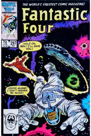 Couverture de FANTASTIC FOUR (1961) #297 - par Sal Buscema - lecubeacomics.com