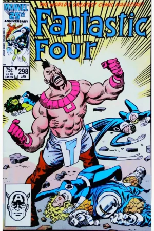Couverture de FANTASTIC FOUR (1961) #298 - par Sal Buscema - lecubeacomics.com
