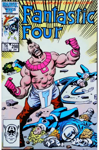 FANTASTIC FOUR (1961) #298 - Marvel - lecubeacomics.com Couverture de FANTASTIC FOUR (1961) #298 - par Sal Buscema - lecubeacomics.com
