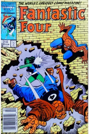 Couverture de FANTASTIC FOUR (1961) #299 - par John Buscema - lecubeacomics.com
