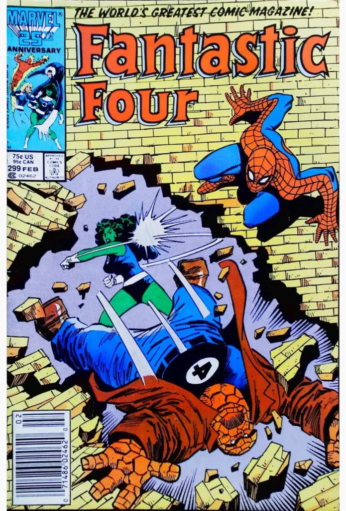 Fantastic Four #299, vue de l'exemplaire