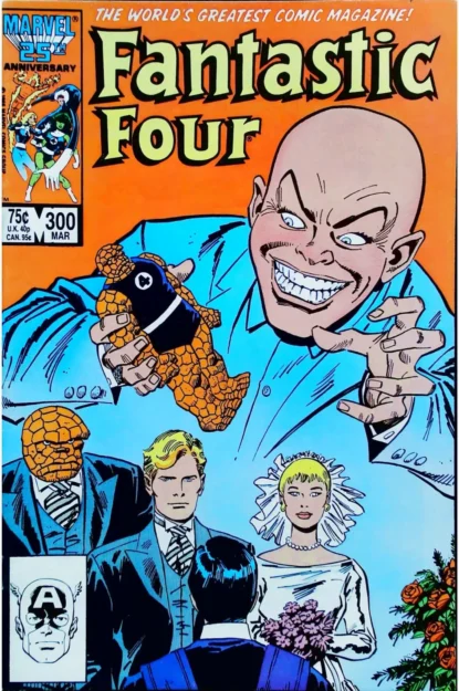 FANTASTIC FOUR (1961) #300 - Marvel - lecubeacomics.com Couverture de FANTASTIC FOUR (1961) #300 - par John Buscema - lecubeacomics.com
