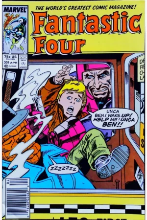 Couverture de FANTASTIC FOUR (1961) #301 - par John Buscema - lecubeacomics.com
