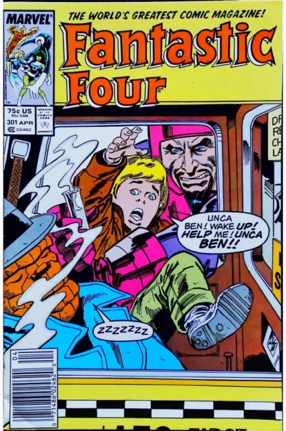 Couverture de FANTASTIC FOUR (1961) #301 - par John Buscema - lecubeacomics.com