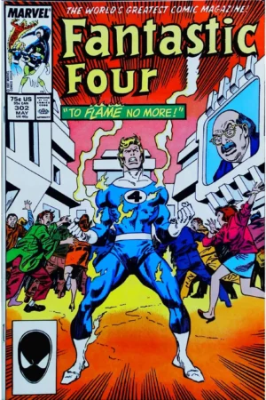 Couverture de FANTASTIC FOUR (1961) #302 - par John Buscema - lecubeacomics.com