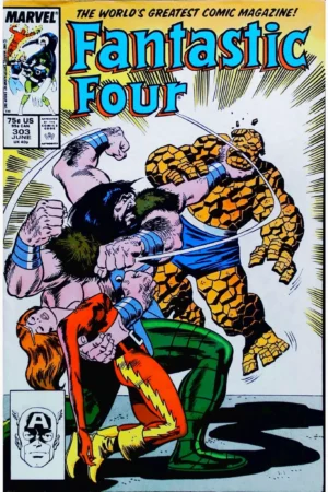 Couverture de FANTASTIC FOUR (1961) #303 - par John Buscema - lecubeacomics.com