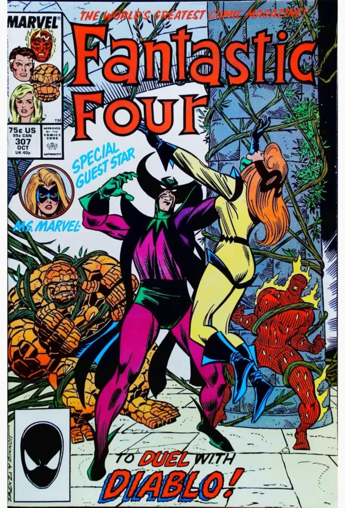 Fantastic Four #307, exemplaire VF 8.0, recto