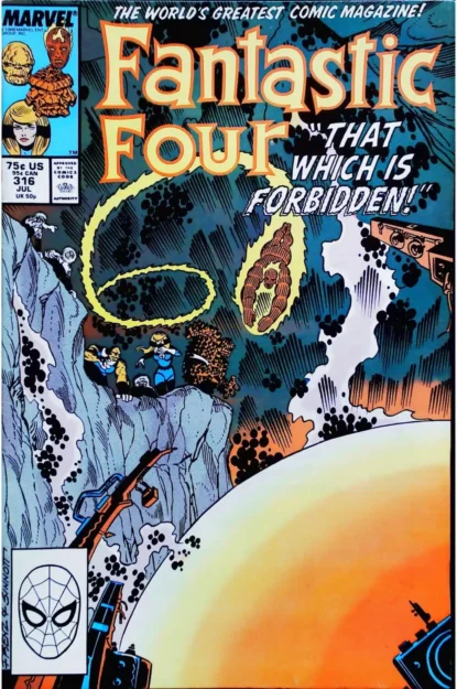 FANTASTIC FOUR (1961) #316 - Marvel - lecubeacomics.com Couverture de FANTASTIC FOUR (1961) #316 - par Joe Sinnott - lecubeacomics.com