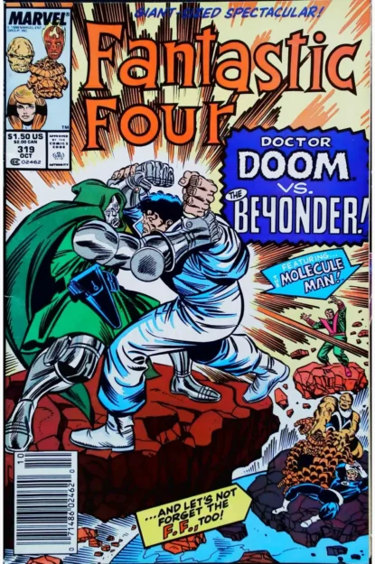 FANTASTIC FOUR (1961) #319 - Marvel - lecubeacomics.com Couverture de FANTASTIC FOUR (1961) #319 - par Ron Frenz - lecubeacomics.com