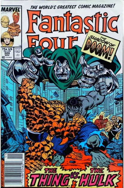 FANTASTIC FOUR (1961) #320 - Marvel - lecubeacomics.com Couverture de FANTASTIC FOUR (1961) #320 - par Joe Sinnott - lecubeacomics.com