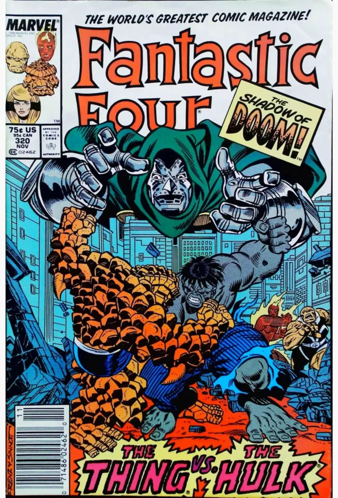 Fantastic Four #320, exemplaire VF 8.0, recto