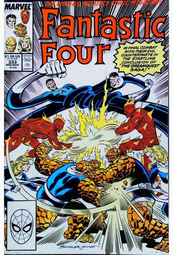 Fantastic Four #333, exemplaire VF 8.0, recto