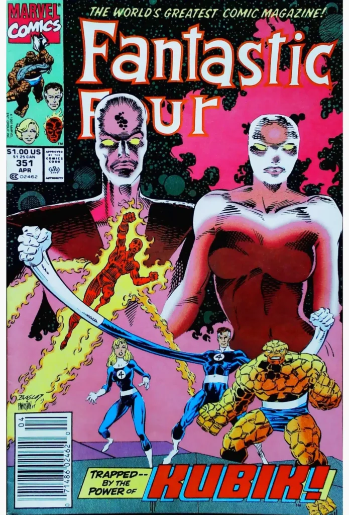Fantastic Four #351, vue de l'exemplaire