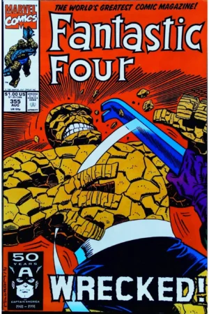 Couverture de FANTASTIC FOUR (1961) #355 - par Al Milgrom - lecubeacomics.com