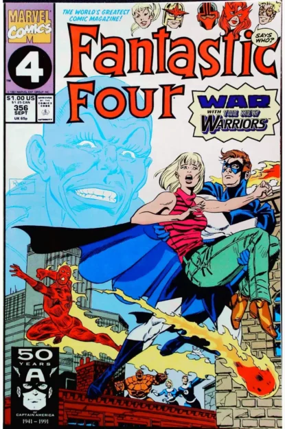 FANTASTIC FOUR (1961) #356 - Marvel - lecubeacomics.com Couverture de FANTASTIC FOUR (1961) #356 - par Paul Ryan - lecubeacomics.com